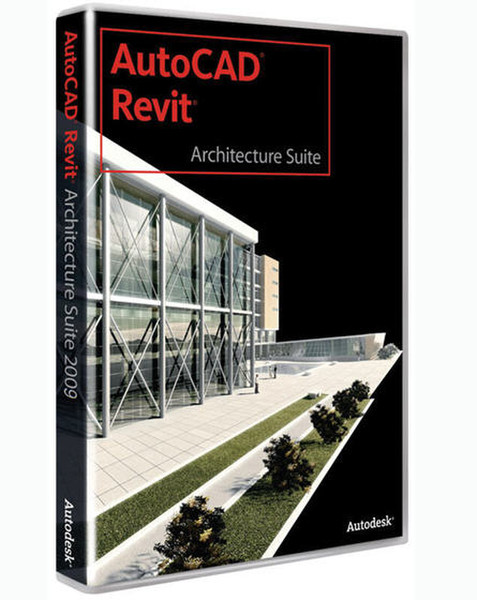 Autodesk AutoCAD Revit Architecture Suite 2009, Complete package, 1 user, DVD, Win, ES