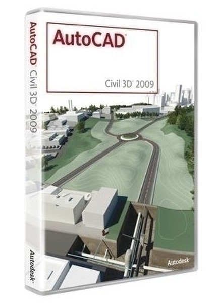 Autodesk AutoCAD Civil 3D, Complete Package, 1 user, Windows, with BOX, Spanish