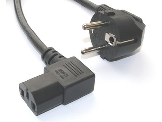 Sandberg 230V cable Right angle 1.8m