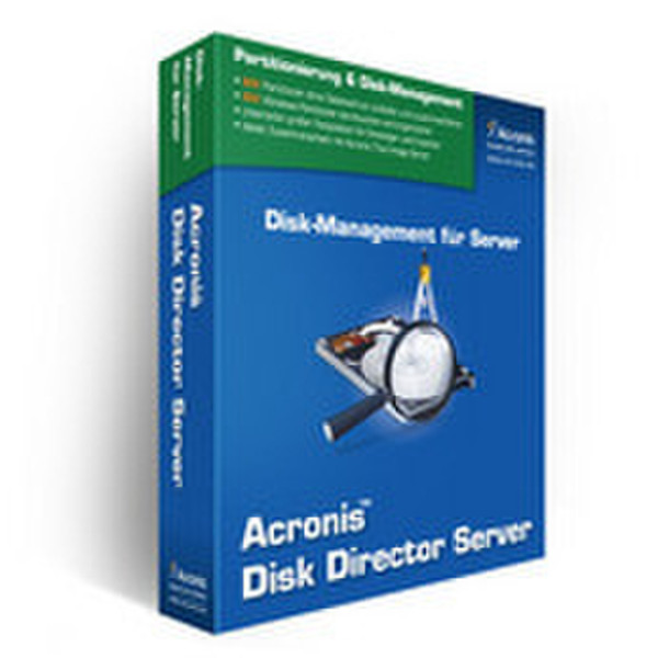 Acronis Disk Director Server 10.0, AAP, DE