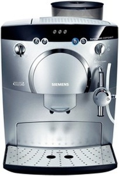 Siemens TK58001 Espresso machine 1.8л 2чашек Черный, Cеребряный кофеварка