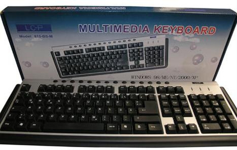 LC-Power 815-BS-M Multimedia PS/2 keyboard
