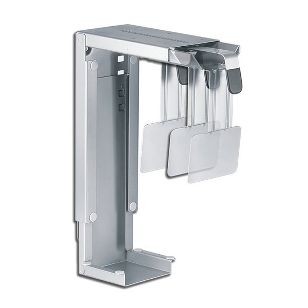 Newstar CPU-D100SILVER Desk-mounted CPU holder Cеребряный держатель для ПК