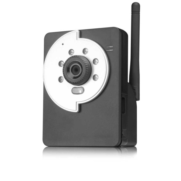 QNAP ICS-1013 640 x 480Pixel USB Schwarz, Silber Webcam