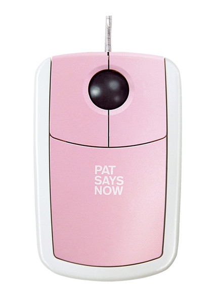 Pat Says Now Pink USB Оптический 800dpi компьютерная мышь