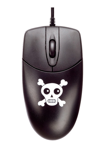 Pat Says Now Pirate USB Оптический 800dpi Черный компьютерная мышь