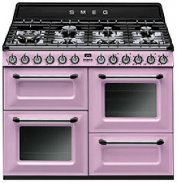 Smeg TR4110RO Freistehend Gas hob A Pink Küchenherd