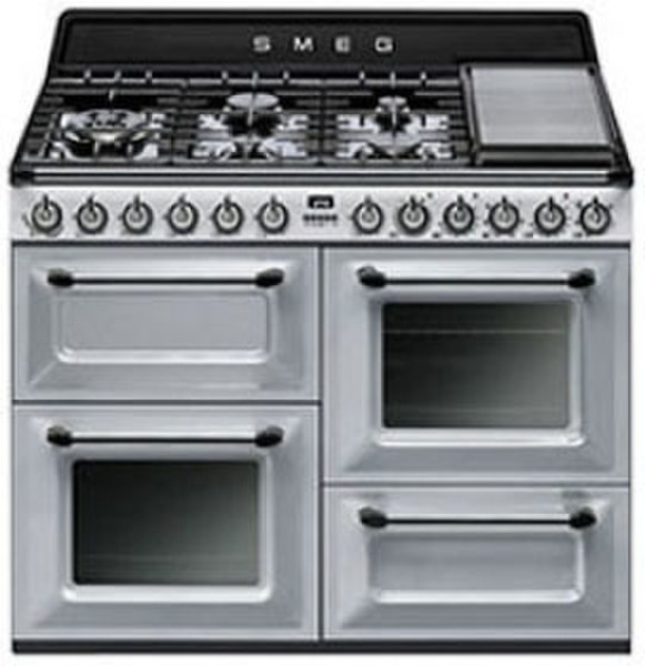 Smeg TR4110SF Отдельностоящий Gas hob Нержавеющая сталь кухонная плита