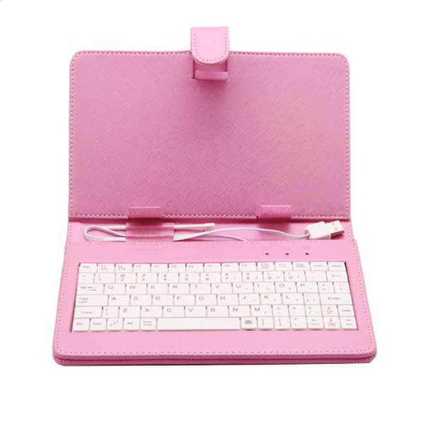 HDE G62 7Zoll Blatt Pink Tablet-Schutzhülle