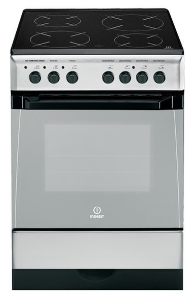 Indesit KN6C61A(X)/FR Отдельностоящий Induction hob Нержавеющая сталь