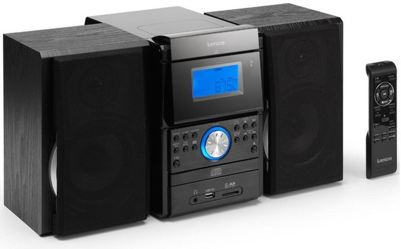 Lenco MC-146 Micro set 6W Black home audio set