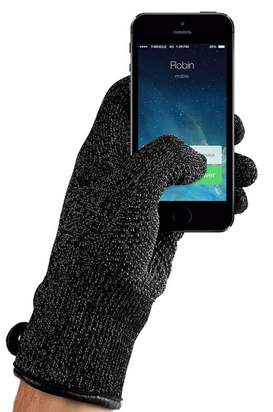 Mujjo MJ-GLKN-001-ML Black protective glove