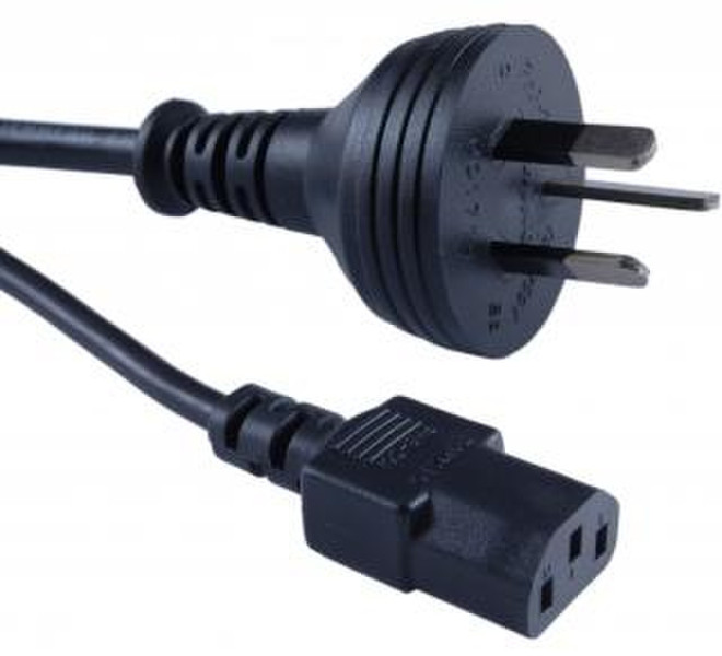 Micropac 10W1-14206 1.8m C7 coupler Black power cable