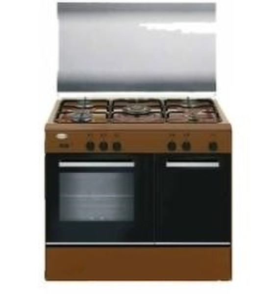 Glem AR96TCF3 Freestanding Gas hob Brown cooker