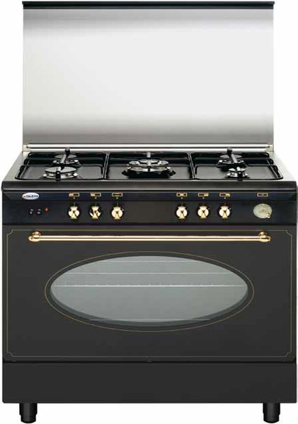 Glem UA96TR3 Freestanding Gas Black cooker