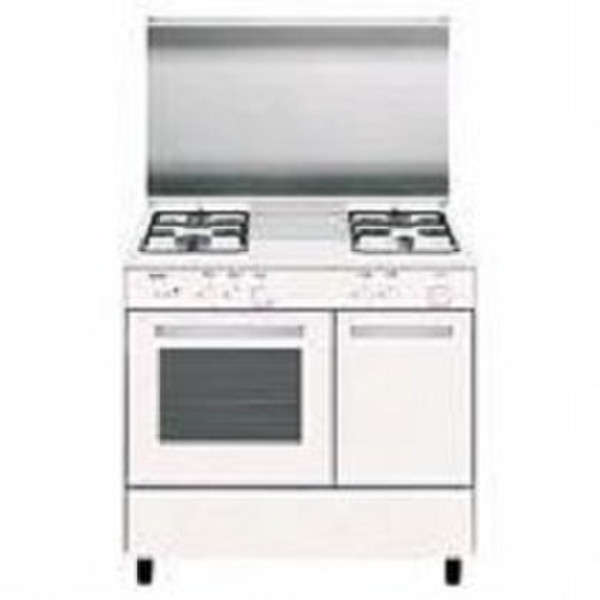Glem UR85AX3 Freestanding Gas White cooker
