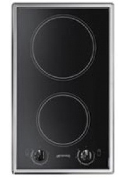 Smeg SE32CX Встроенный Ceramic hob Черный плита