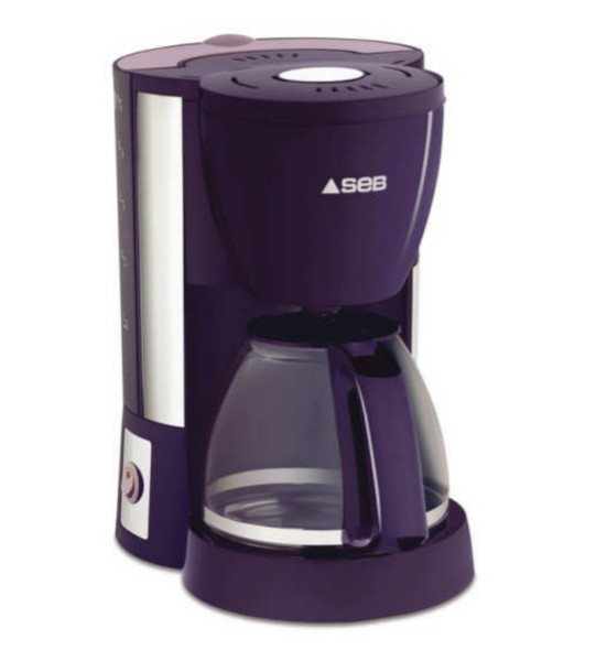 SEB CM330600 freestanding Drip coffee maker 1.25L 15cups Black coffee maker