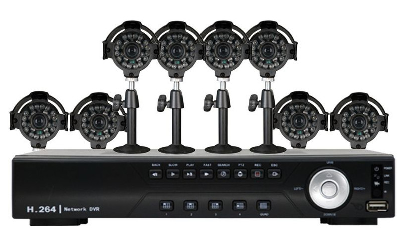 Vonnic DK16-C21608CM Verkabelt 16Kanäle Videoüberwachungskit