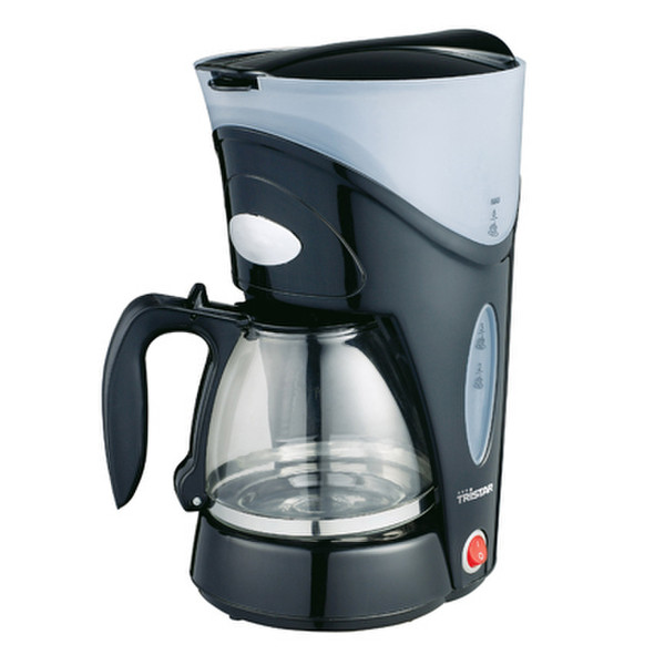 Tristar KZ-1215 Отдельностоящий Автоматическая Капельная кофеварка 0.8л 6чашек Черный, Cеребряный кофеварка