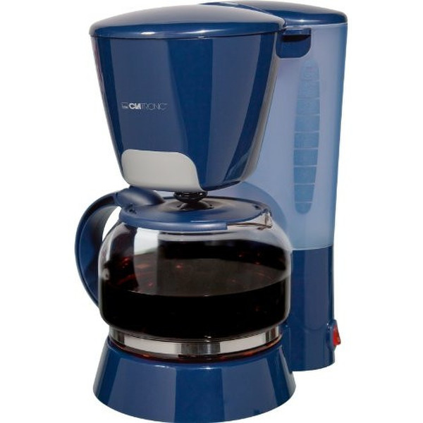 Clatronic KA 3330 freestanding Drip coffee maker 1.25L 10cups Blue