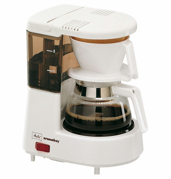 Melitta aromaboy M 25-96 freestanding Drip coffee maker 2cups Beige,White