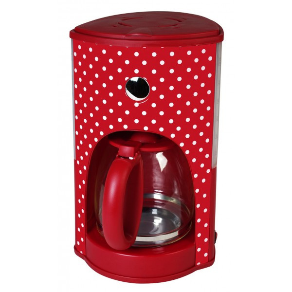 KALORIK Country Dots freestanding Drip coffee maker 1.8L 16cups Red,White