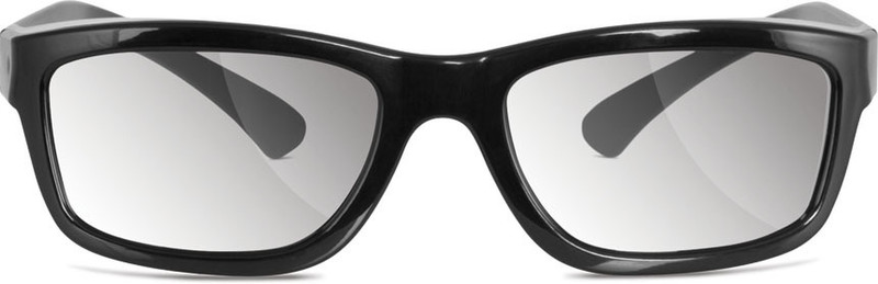 TechniSat 3D glasses set passive (2 pieces) Black stereoscopic 3D glasses