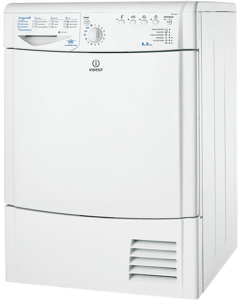 Indesit IDCA G55 B H (IT) freestanding Front-load 8kg B White tumble dryer