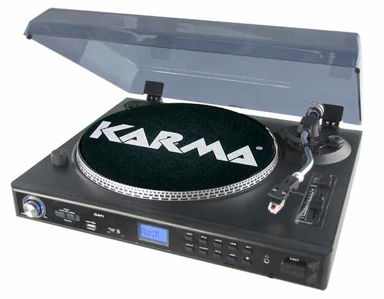 Karma Italiana GR 108 Belt-drive DJ turntable Black