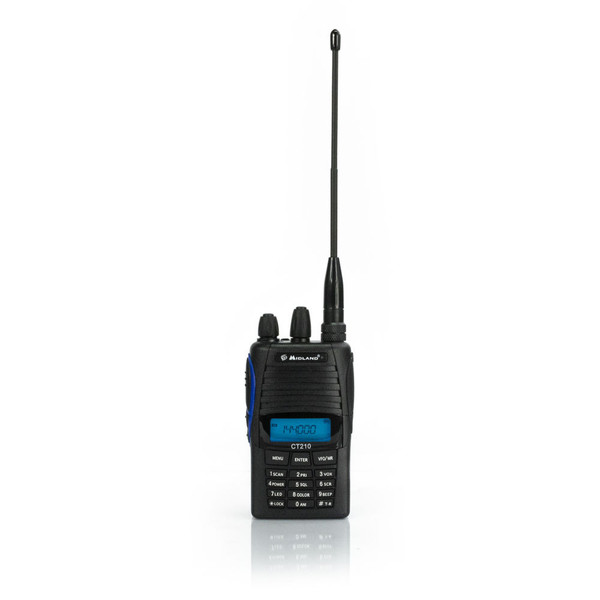 Midland CT210 VHF 128channels 144-146MHz Black two-way radio