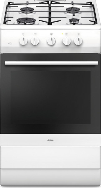 Amica SHM 51051 W Отдельностоящий Gas hob Черный, Белый