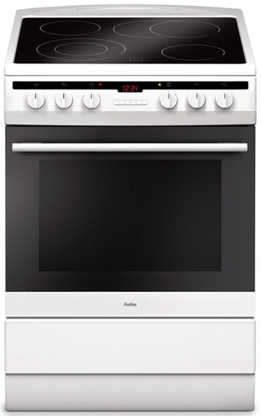 Amica SHC 61774 W Freestanding Induction hob Black,White