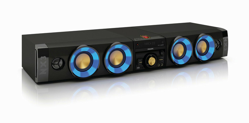 Philips NTRX300X/78 Mini set 400W Black,Blue,Gold home audio set