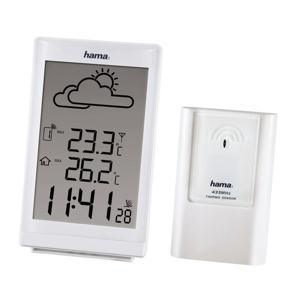 Hama EWS-880 Battery White weather station