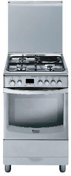 Hotpoint CX61SFA X F /HA S Freistehend Combi hob A Edelstahl Küchenherd