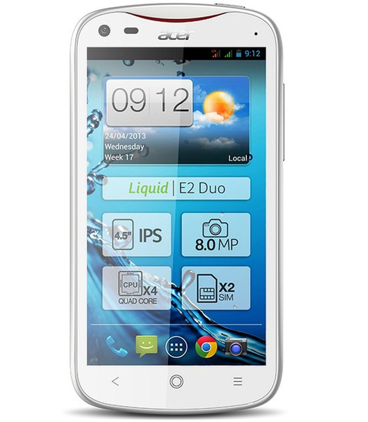 Acer Liquid E2 4GB Weiß