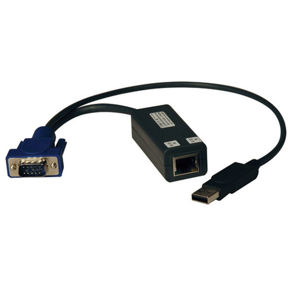 Tripp Lite B078-101-USB-1 Schwarz Tastatur/Video/Maus (KVM)-Kabel