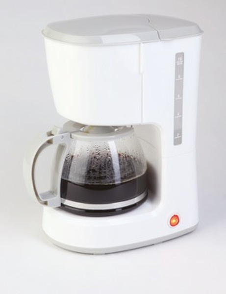 Korona 10120 Drip coffee maker 1.25L 10cups Grey,White coffee maker