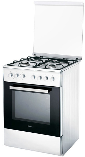 Candy CCG6503PW Freestanding Gas hob A White cooker