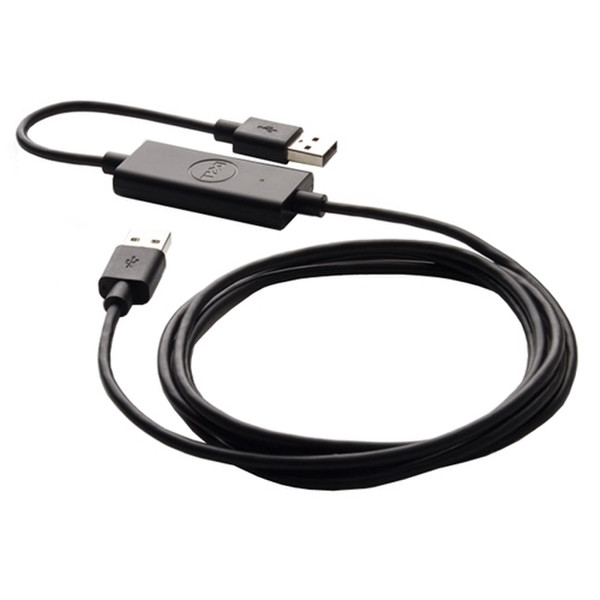 DELL 470-AANV USB A USB A Черный кабель USB