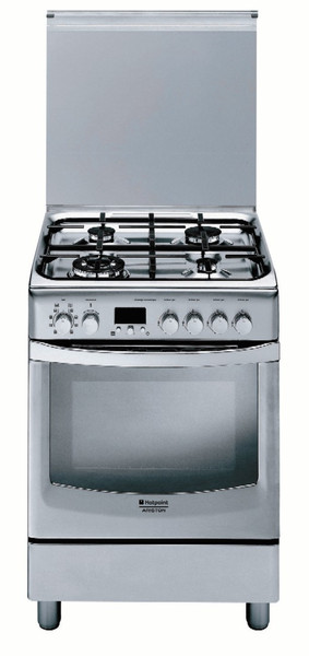 Hotpoint CX65SFA X F /HA S Freistehend Gas hob Edelstahl Küchenherd