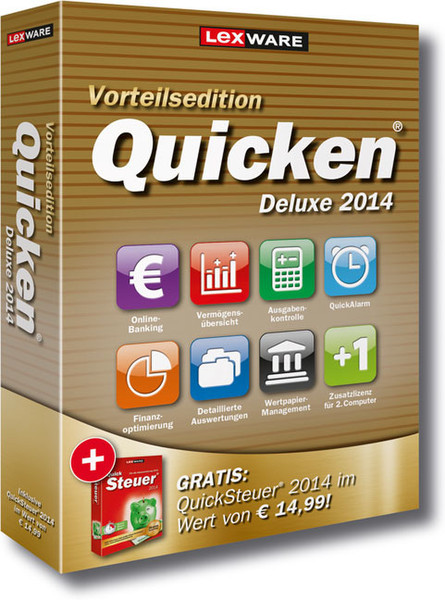 Lexware Quicken Deluxe 2014 Vorteilsedition