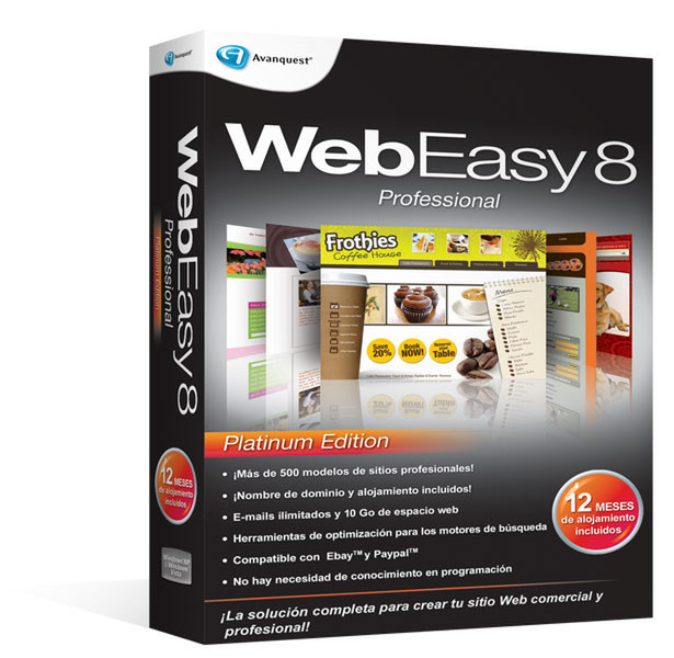 Avanquest WebEasy 8 Professional Platinum Edition