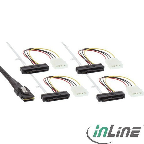 InLine 27621 Serial Attached SCSI (SAS) кабель