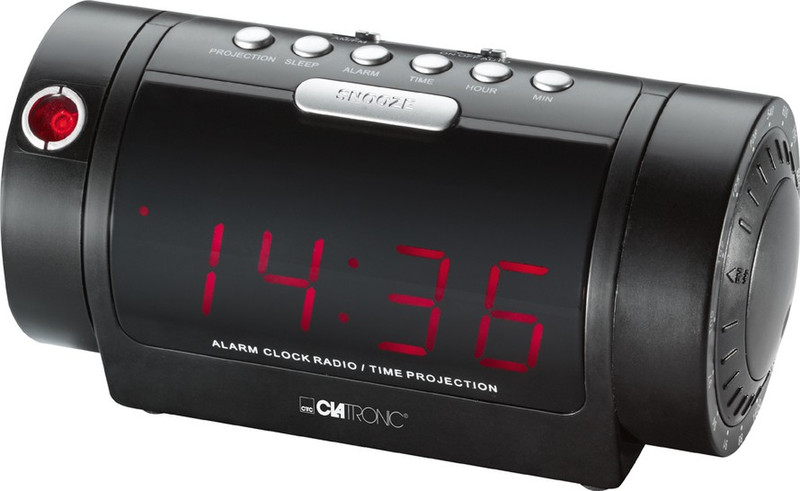 Clatronic MRC 832 P Clock Digital Black