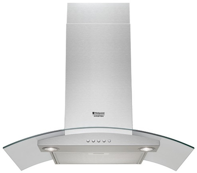 Hotpoint HGA 6.5 AM X/HA Wall-mounted 434m³/h Stainless steel cooker hood