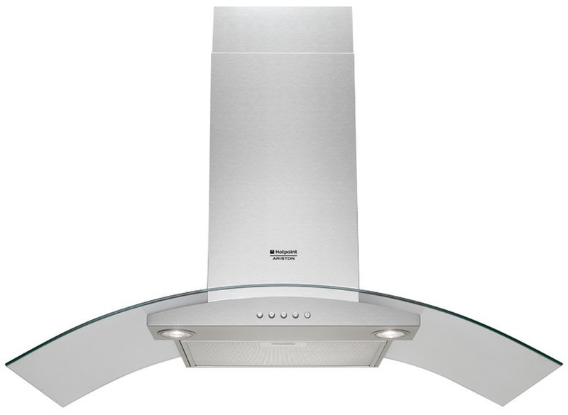 Hotpoint HGA 9.5 AM X/HA Wall-mounted 434m³/h Stainless steel cooker hood