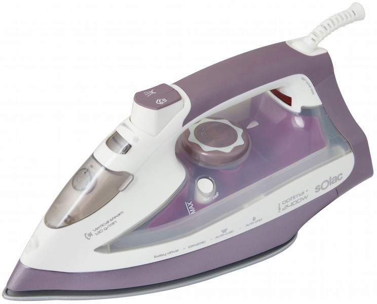 Solac PV2015 Dry & Steam iron Ceramic soleplate 2400W Multicolour iron