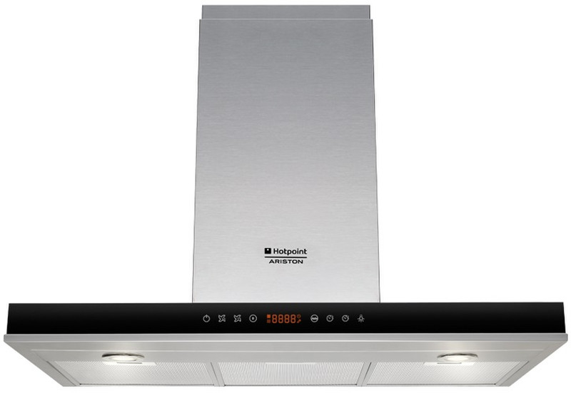 Hotpoint HLB 9.8 ASH X/HA Wall-mounted 762m³/h Stainless steel cooker hood